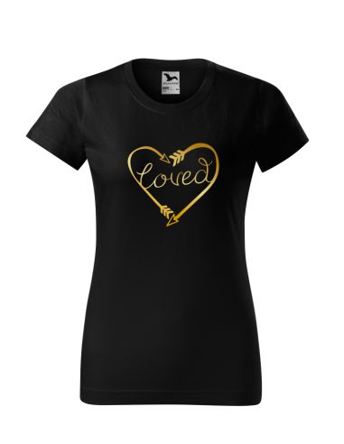 Tricou Personalizat Damă " Loved " -...