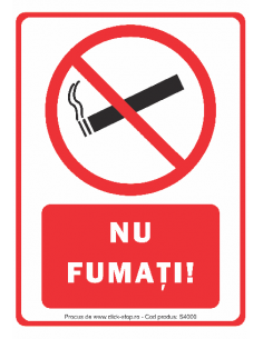 Nu Fumați! - Indicator De...