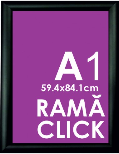 Ramă Click Negru A1 - 594 X 841 Pro