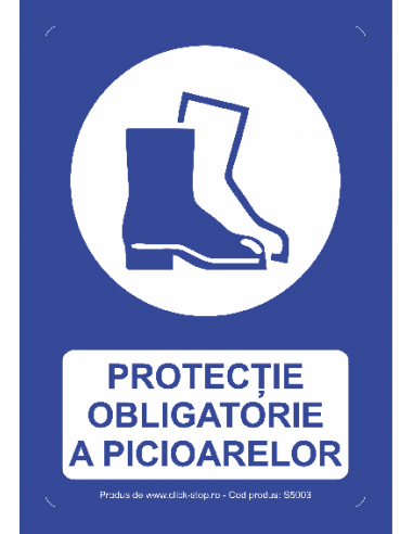 Protecția Obligatorie A Picioarelor -...