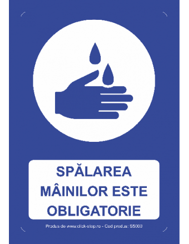 Spălarea Mâinilor Este Obligatorie -...