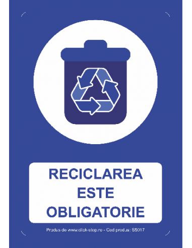 Reciclarea Este Obligatorie -...