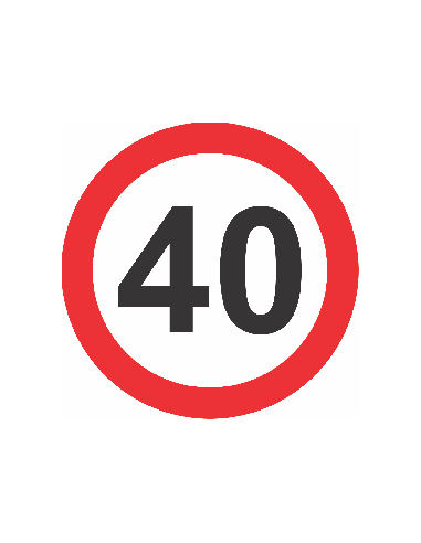 Indicator Limită Viteză 40 Km-...