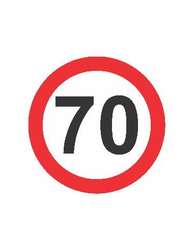 Indicator Limită De Viteză 70 Km -...