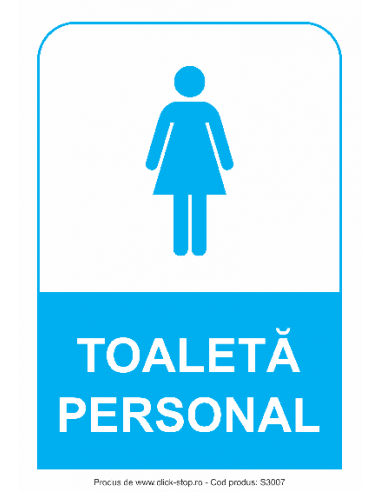 Toaletă Personal Doamne - Indicator...
