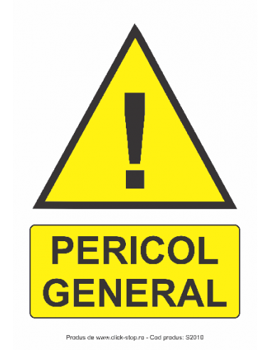 Pericol General - Indicator De...