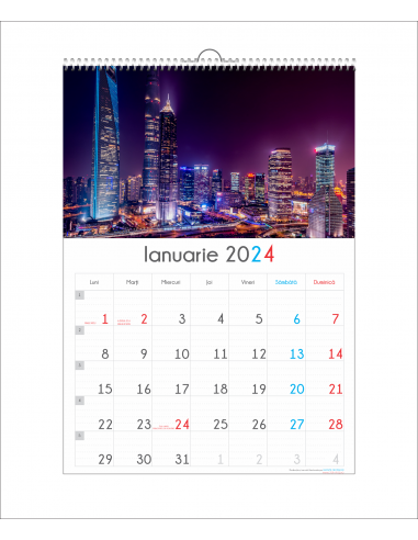 Calendar De Perete A3, 12 + 1 File...