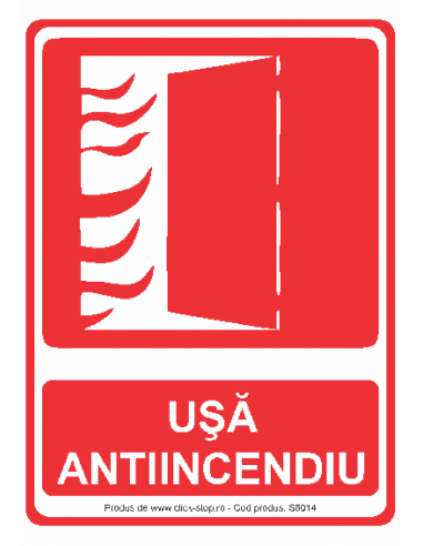 Ușă Antiincendiu - Indicator PSI S8014