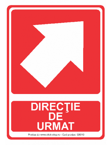 Direcție De Urmat (oblic-dreapta) -...