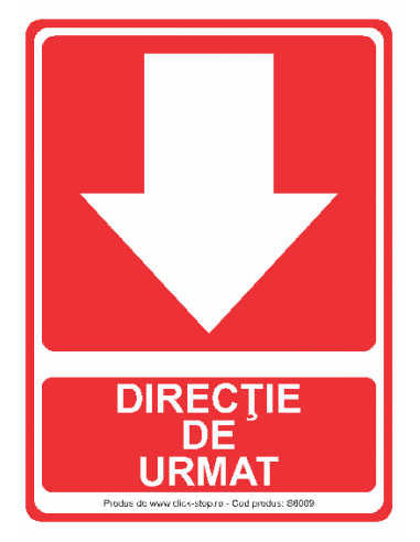 Direcție De Urmat (jos) - Indicator...